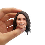 Custom Bobblehead Fridge Magnets Female Funny Face