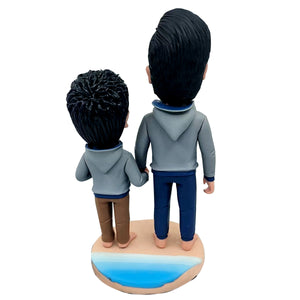 Father & Son Custom Bobblehead