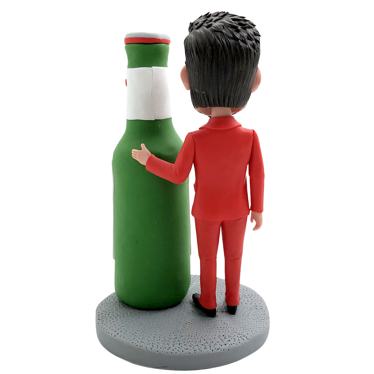 Happy Father Custom Bobblehead with Beer Bottle