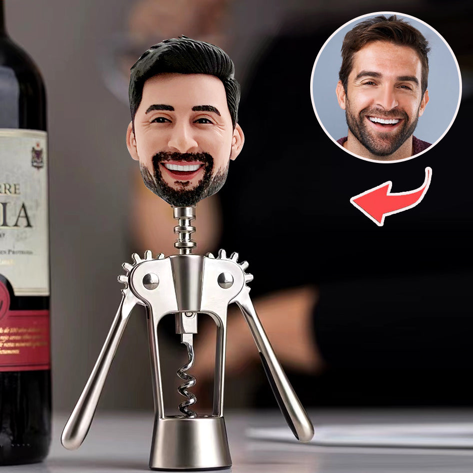 Personalized Wine Opener Custom Bobblehead
