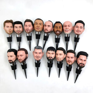 Personalized Wine Bottle Stoppers Custom Bobblehead