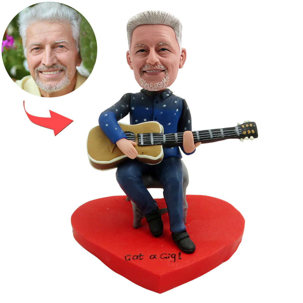 Father’s Day Gift Idea – Custom Bobblehead with Guitar