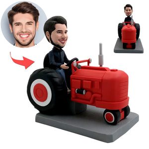 Custom Bobblehead with Agricultural Vehicles