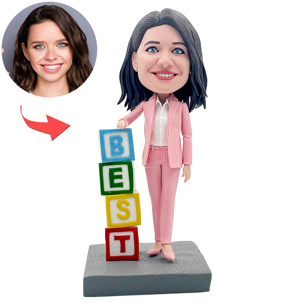 Custom Female Bobblehead - BEST BOSS