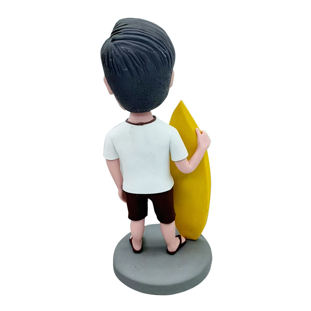 Custom Bobblehead with Surfboard