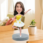 Custom Bobblehead with Cheerful Pose