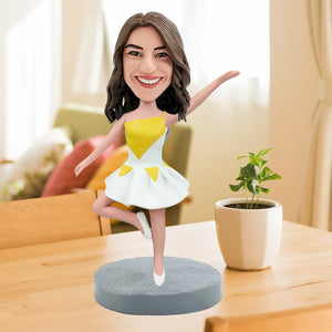 Custom Bobblehead with Cheerful Pose