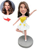 Custom Bobblehead with Cheerful Pose