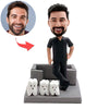 Custom Bobblehead Dentist Card Holder