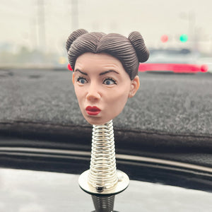 Personalized Bobblehead Female Car Dashboard