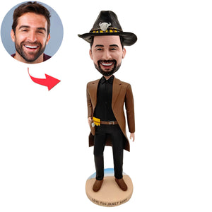 Cowboy Bobblehead Doll