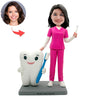 Custom Personalized Dentist Figurine with Tooth