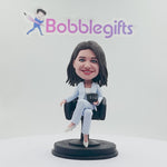 Custom Female BOSS Bobblehead - BOSS DAY GIFT