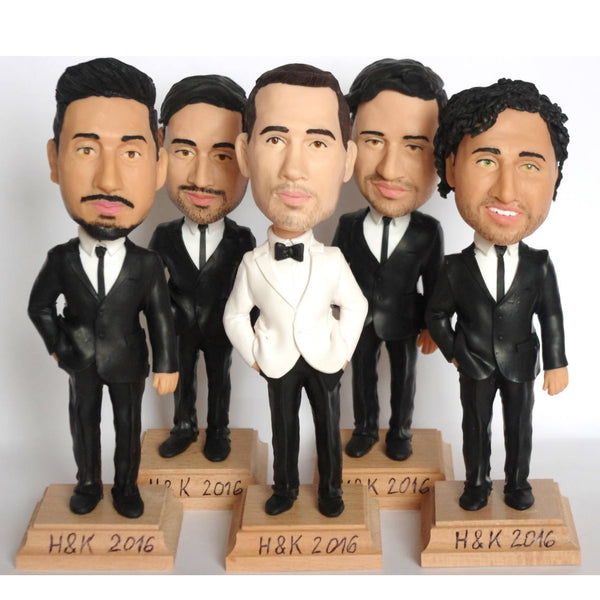 Groomsmen bobblehead, Custom good Groomsmen Gift, Bridesmaid bobblehead, Groomsmen bobble heads, Best men bobbleheads, Bridesmaid gift, groomsmen